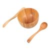 Beaupretty Wooden Facial Mask Mixing Bowl Set 3-Piece Skincare Tool Spatula for DIY Masks Beauty Spa Accessories for Home Use view 1