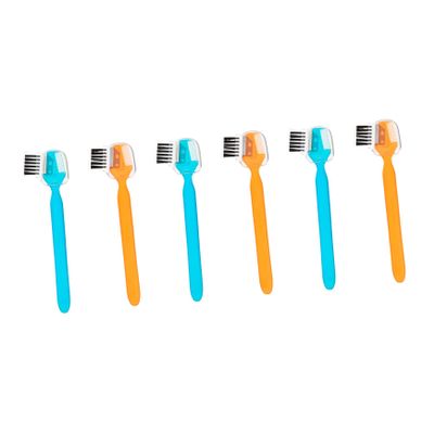 SAFIGLE 6pcs Eyebrow Razor Brow Trimmer with Protective Mesh Blades Includes Brow Brush Eyebrow Comb for Gentle Hair Removal and Precise Shaping