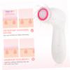 Beaupretty Facial Cleansing Brush Set Rotating for Deep Pore Cleaning and Gentle Exfoliation Face Washing Tool Rosy Color view 3