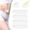 50PCS Castor Oil Patches, Castor Oil Pack Wraps Disposable Organic Cotton Self-Adhesive Pads for Belly Button, Anti Leakage Design, Breathable & Portable view 1