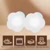 50PCS Castor Oil Patches, Castor Oil Pack Wraps Disposable Organic Cotton Self-Adhesive Pads for Belly Button, Anti Leakage Design, Breathable & Portable view 4