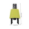 DEARMAMY Replacement Heads for Nose Trimmer Men Nose Hair Removal Tool Hair Trimming Replacement Head view 2