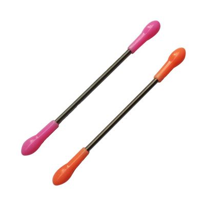 2 Pcs Facial Spring Epilator Threading Cleaner, Portable Stainless Steel Beauty Spring Facial Hair Remover Tool - Spring Epilator Tool for Quick Hair Removal, Reusable Washable Hair Remover