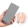 6x Premium Foot Pumice Stones - Effective Callus Remover for Smooth Feet, Grey L Size, Foam Glass, Reusable, Wet and Dry Use view 3