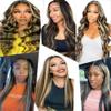 Niciitysi Ombre P1B27 Body Wave Bundles Human Hair 26 28 30 inch Double Weft Brazilian Hair Extensions Highlight Two Tone Black Mixed With Blonde Bundles for Women view 2
