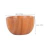 FELTECHELECTR Men Wooden Shaving Bowl Wood Shave Soap Dish For Rich Foam Elegant Beard Care Accessory For Bathroom Travel Or present Giving view 2