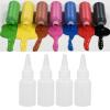100pcs 30ml Small Translucent Bottle, Refillable Condiment Container Liquid Dispensing Bottle with Scale for Travel Picnic Arts view 2