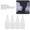 100pcs 30ml Small Translucent Bottle, Refillable Condiment Container Liquid Dispensing Bottle with Scale for Travel Picnic Arts view 3