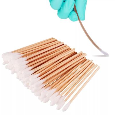 200 Counts Medical Cotton Swabs With Big End and Wooden Stick, Graded Cotton