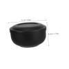 Anneome Stainless Steel Shaving Bowl For Men Shaving Soap Container With Lid Brush Holder Metal Mixing Bowl Bathroom Shaving Cup view 2