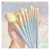 10Portable Soft-Bristled Makeup Brushes Morandi Color Makeup Brush Set Novice Beginners Advanced Full Set of Makeup Tools view 4