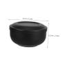 FUNOMOCYA Shaving Soap Bowl With Lid Stainless Steel Shaving Dish Reusable Metal Brush Stand For Daily Use And Grooming Bathroom Decor view 2