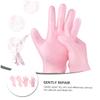 BAZEITFLOW Moisturizing Socks and Gloves Set for Foot and Hand -Piece Pink Callus Remover Cracked Skin Soothing for Dry Skin view 2