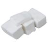 Wuden 320pcs Lady White Rectangular Face Cleaning Cotton Pads view 2