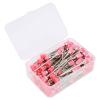 100pcs Nail Drill Bit Brush Set, Density Durably Brush Hair, to Nail Dust and, Practical Manicure Tool Accessory with Transparent Storage Box (Pink) view 2