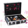 CGTENBS Aluminum Beauty Makeup Suitcase Hairpin Hair Clipper Storage Box Cosmetics Tool Box Shoulder Bag(D) view 3