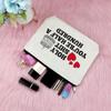50th Birthday Gifts for Women Makeup Bag Happy Birthday Gifts for Mom Grandma Aunt 50 Years Old Present for Her Cosmetic Bag Christmas Mother's Day Present for Coworker Friends Zipper Travel Pouch view 4