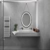 24inch Bathroom Led Classy Vanity Mirror with Focused backplane,Black Aluminum Alloy e, Anti Fog,CRI 95 Adjustable 3000K 4500K 6000K,IP54 Waterproof MY735 view 2
