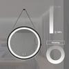 24inch Bathroom Led Classy Vanity Mirror with Focused backplane,Black Aluminum Alloy e, Anti Fog,CRI 95 Adjustable 3000K 4500K 6000K,IP54 Waterproof MY735 view 4