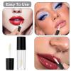 20Pcs Empty Lip Gloss Tubes, 1.2ml Refillable Mini Lip Gloss Containers Bottles Clear Lipgloss Tubes with Wand Cosmetic Containers for Lipstick Samples Travel Carry (Black) view 3