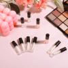 20Pcs Empty Lip Gloss Tubes, 1.2ml Refillable Mini Lip Gloss Containers Bottles Clear Lipgloss Tubes with Wand Cosmetic Containers for Lipstick Samples Travel Carry (Black) view 4