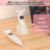 Bikini Trimmer for Women, Rechargeable 4H Use Electric Razors for Women with LED Display Painless 5 in 1 Facial Nose Pubic Hair Removal IPX7 Waterproof Body Shaver for Leg Armpit Eyebrows Femal Gift view 3