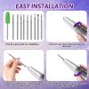 10 Pcs Nail Drill Bits Set Russian Manicure Drill Emery Bits Professional Cuticle Remove Bit Set Diamond Bit for Nail Drills for Nails Pedicure Home Salon view 3