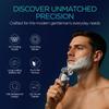 VOYOR Electric Razor for Men - 5D Floating Shavers for Men Magnetic Electric Shaver Rechargeable Face Shaver LED Display Wet Dry Shaving IPX6 Waterproof Mens Rotary Razor TX500 (Black) view 2