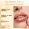 2Pcs Transferproof Color Changing Lipstick,Gold Crystal Color Changing Lipstick,Long Lasting 24 Hours Moisturizing Glossy Shine Lip Gloss for Women view 4