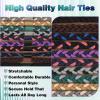 10 Pack Men Hair Ties, Elastic Longhairs Hair Ties for Men, Guys, Curly Buns & Longhair Ponytails, Thick Dense Hairstyle (Mixed Colors) view 4