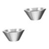 NIYANGLE 2pcs Stainless Steel Shaving Bowl and Brush for Men Beard Care Man Reusable Shave Bowl Mug view 1