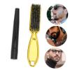 Healvian 1set Beard Filling Pen Brush Kit for Men Four-prong Beard Filler Hair Tools Restoration and Grooming Includes Hair Brush view 4