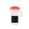 LIFKOME 2pcs Dipping Powder Nail Brush Soft Mushroom Head Powder Brush for Nail Dust Cleaning French Manicure Skin Friendly Practical Random Color view 2