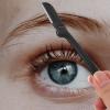 Beaupretty 3sets Eyebrow Trimming Tools Scissors Razor Tweezers Brush for Eyebrow Shaping for Men Women Professional Home Use view 2