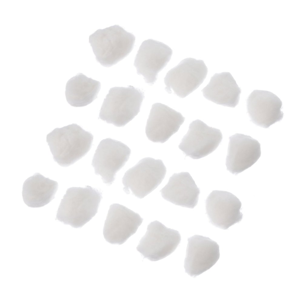 Healvian 12bags Cotton Balls Pure Absorbent Non Medical Rounds for Beauty Home Care Gentle Safe Material Salon Tattoo Shop Use