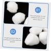 Healvian 12bags Cotton Balls Pure Absorbent Non Medical Rounds for Beauty Home Care Gentle Safe Material Salon Tattoo Shop Use view 3