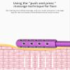 Betypura Facial Roller - Uplift Facial Massaging Beauty Roller, Face Massager Roller, Face Rollers for Women, Portable 7.6" Purple Beauty Roller for Face, Eye, Neck, Chin, Skin - 24-Stone view 4