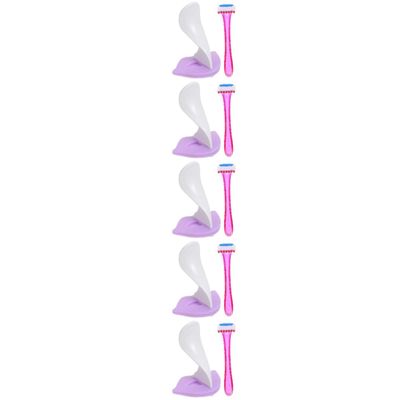 VALICLUD 5sets Female Shaver Tool Precision Trimming Stencil for Intimate Grooming Design for Safe Hair Removal for Bikini Area and Personal Care Needs