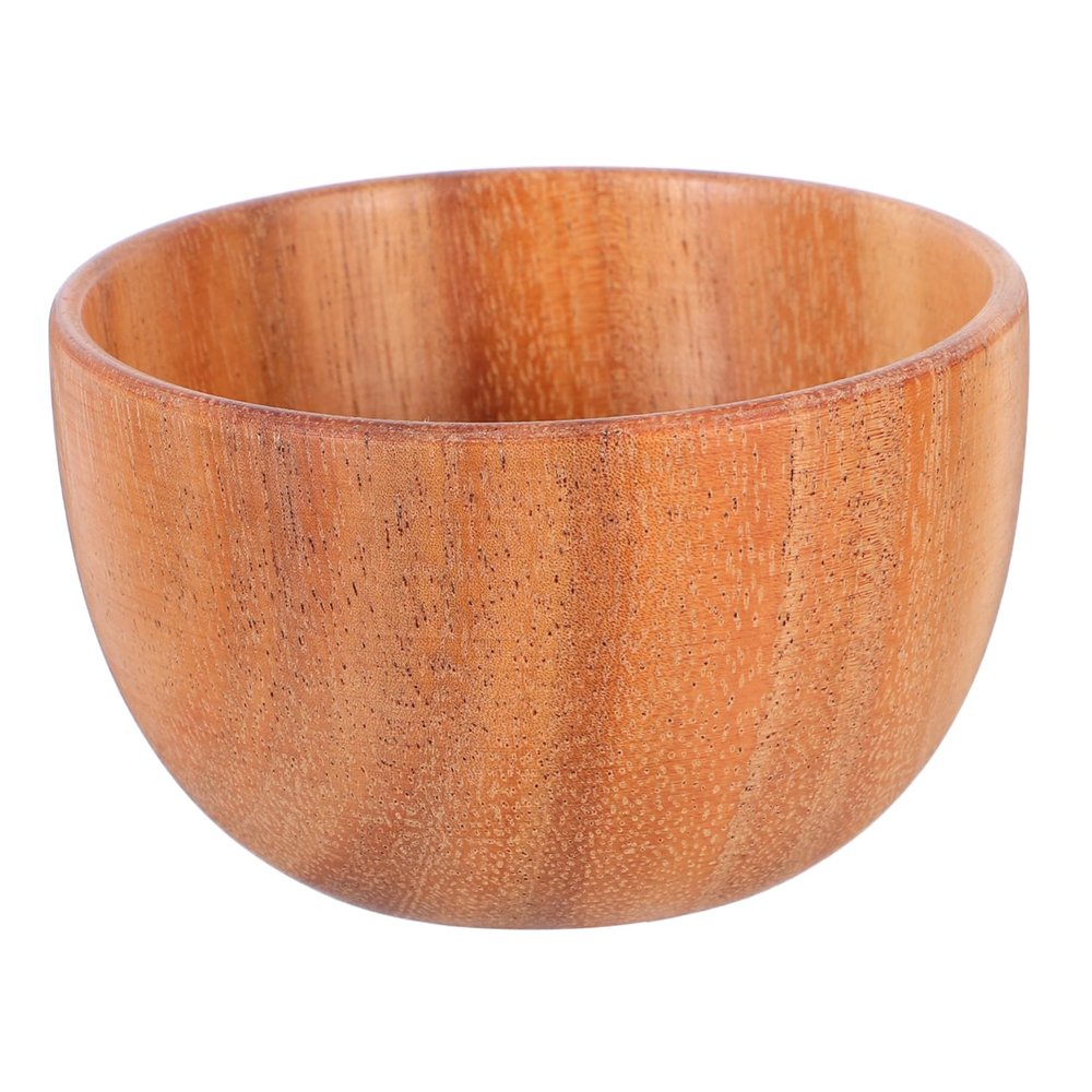 Ciieeo Wooden Shaving Soap Bowl Wood Facial Bowls Soap Shaving Container Wood Chocolate