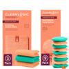 Cleanlogic Daily Skincare Set for Sensitive Skin  3 Exfoliating Body Cloths + 9 Gentle Makeup Remover Facial Pads, Soft Texture for Smoothing & Cleansing view 1