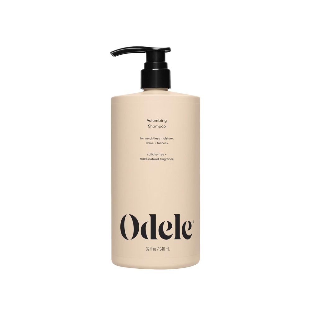 Odele Volumizing Sulfate-Free Shampoo, Adds Moisture, Shine, and Fullness for Straight or Wavy Hair Types, 32 Fl Oz