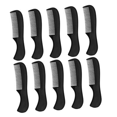 CALLARON 10-Piece Pocket Comb Set for Men Mini Beard and Hair Grooming Combs Convenient Plastic Grooming Tools for Travel and Daily Use