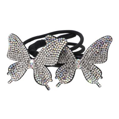 PACKOVE Hair Bun Maker Curler Crystal Butterflies Girls Hair Accessories Women Fashion