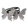 PACKOVE Hair Bun Maker Curler Crystal Butterflies Girls Hair Accessories Women Fashion view 1