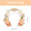 BESPORTBLE Retro Flower Crown Hanfu Headpiece Chinese Style Carnival Headband for Women view 2