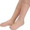 AZhause Ankle High Silicone Moisturizing Socks, Heel Protector, Foot Spa Socks, Pedicure Socks (Extra High (Nude), M (4.5 to 8.5) Women) view 1