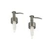 MUCKLILY 2pcs Stainless Steel Lotion Pump Heads Replacement Caps for Pump Head Bottle view 1