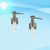 MUCKLILY 2pcs Stainless Steel Lotion Pump Heads Replacement Caps for Pump Head Bottle view 2