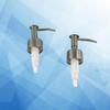 MUCKLILY 2pcs Stainless Steel Lotion Pump Heads Replacement Caps for Pump Head Bottle view 3
