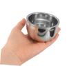 DEARMAMY Double Layer Stainless Steel Shaving Soap Bowl Travel Essential for Men Stylish and Durable Holder for Shaving Brushes and Soaps Compact Design for Bathrooms view 4